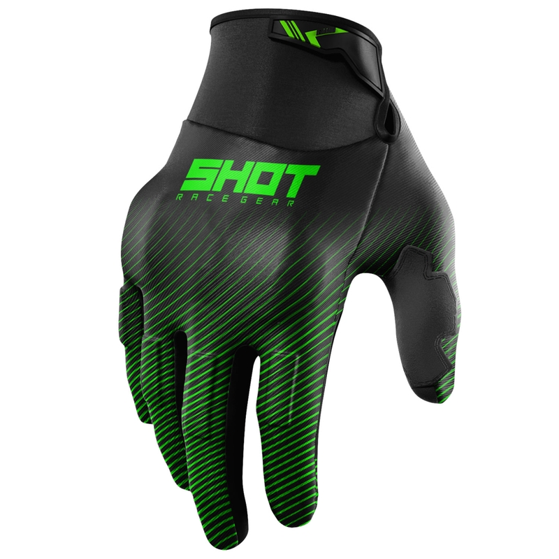 Motocross-Handschuhe Shot Drift Rim grün