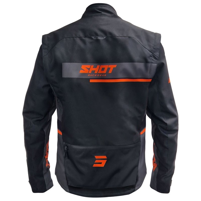 Shot Contact Assault 2.0 Motorradjacke schwarz-orange