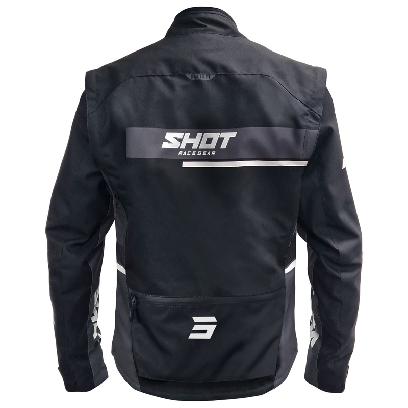 Shot Contact Assault 2.0 Motorradjacke schwarz-weiß