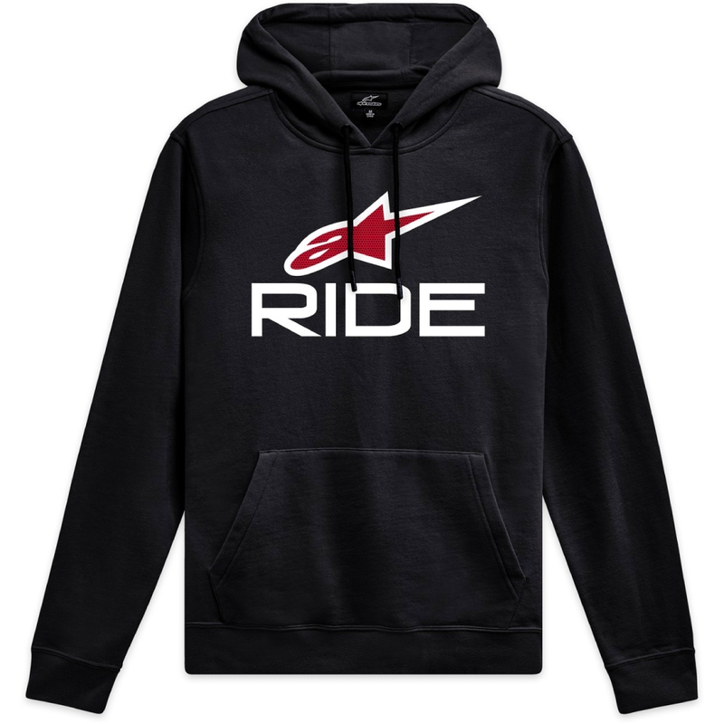 Alpinestars Ride 4.0 schwarz-weiß-rotes Sweatshirt