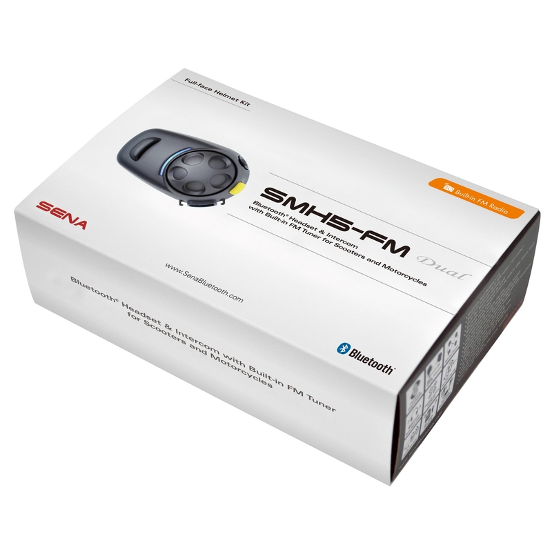 2er-Set SENA SMH5-FM Bluetooth-Sprechanlage