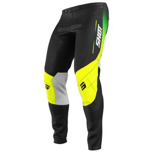 Kinder-Motocross-Hose Shot Contact Apex fluo gelb