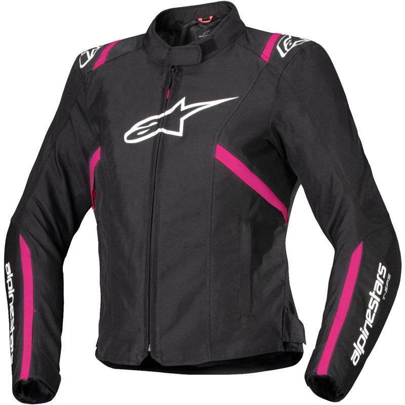 Damen-Motorradjacke Alpinestars Stella T-SPS 2 Wasserdicht schwarz-weiß-rosa