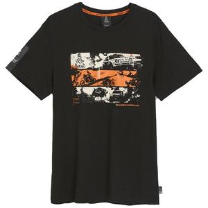 T-Shirt DAKAR PHOTO DES schwarz