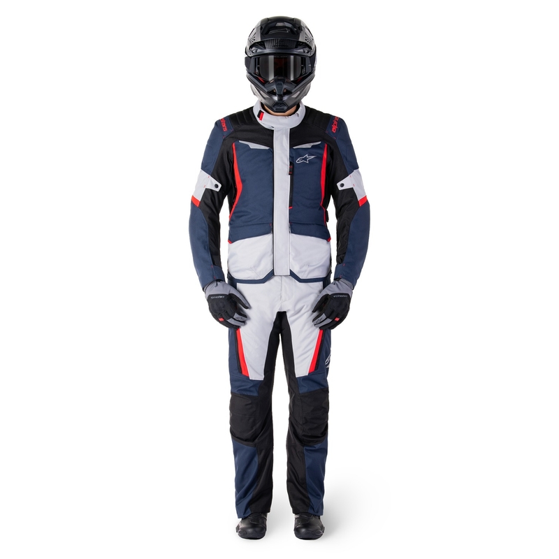 Alpinestars ST-1 Wasserdichte Motorradhose blau-schwarz-rot