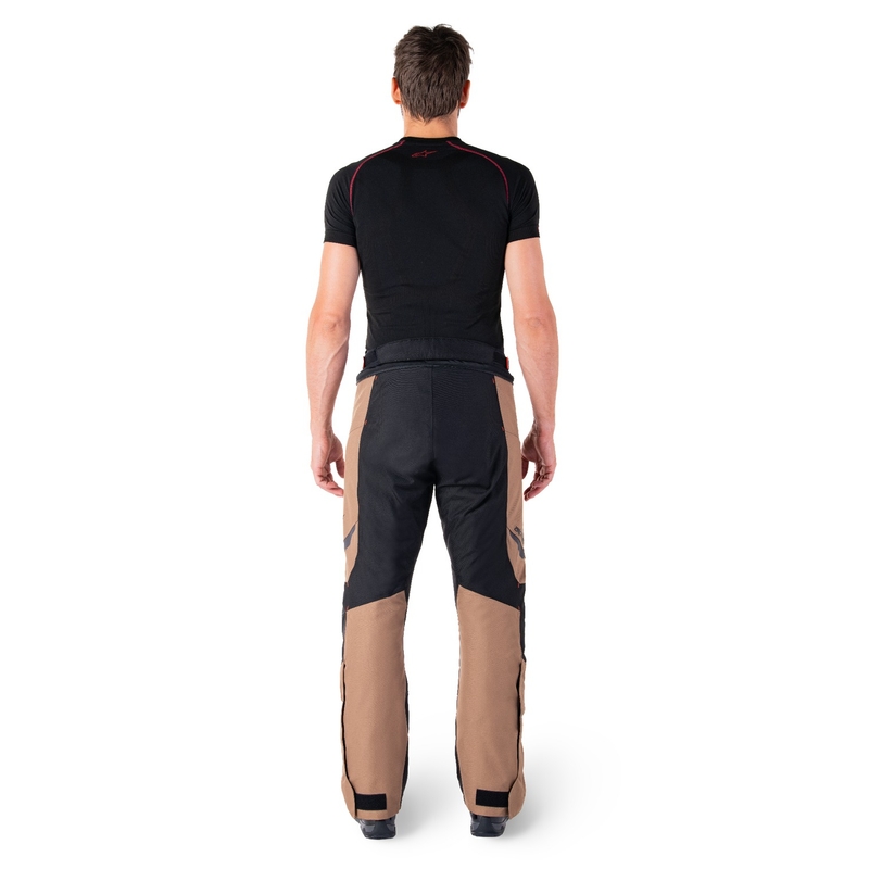 Alpinestars ST-1 Wasserdichte Motorradhose Khaki-Sand-Schwarz-Fluorot