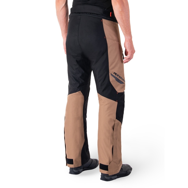 Alpinestars ST-1 Wasserdichte Motorradhose Khaki-Sand-Schwarz-Fluorot