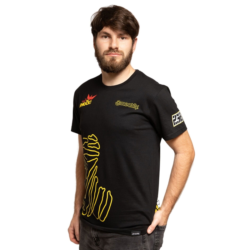 T-Shirt Meatfly Big Shock Dakar schwarz