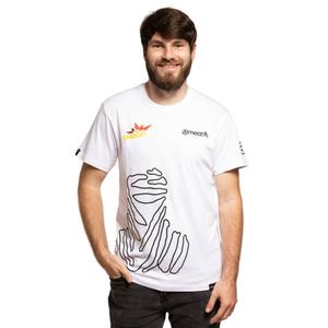 T-Shirt Meatfly Big Shock Dakar weiß