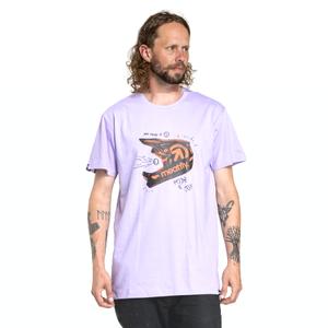 T-Shirt Meatfly Fullface lila
