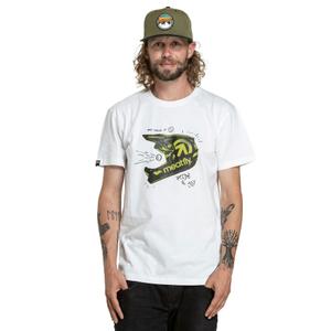 T-Shirt Meatfly Fullface weiß