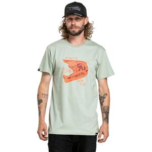 T-Shirt Meatfly Fullface grün