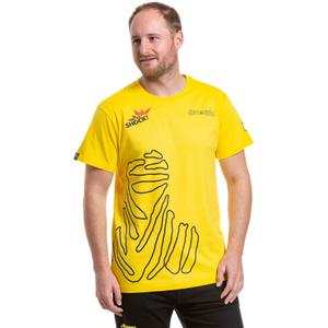 T-Shirt Meatfly Big Shock Dakar gelb
