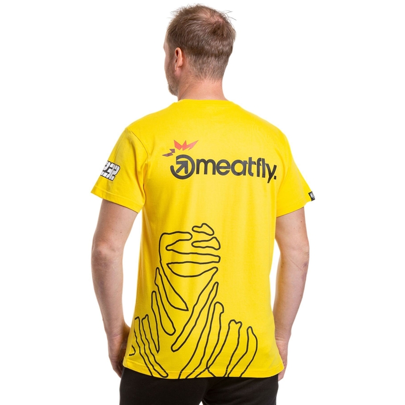 T-Shirt Meatfly Big Shock Dakar gelb