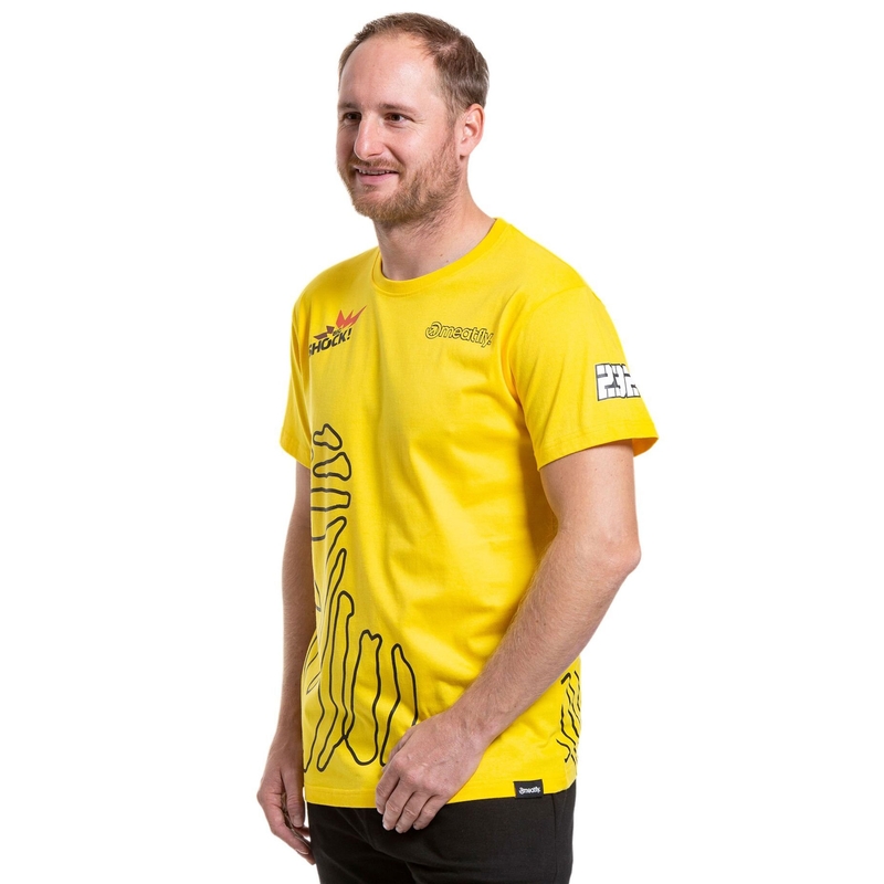 T-Shirt Meatfly Big Shock Dakar gelb