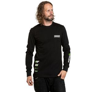Meatfly Appex Schwarzes Langarm-T-Shirt