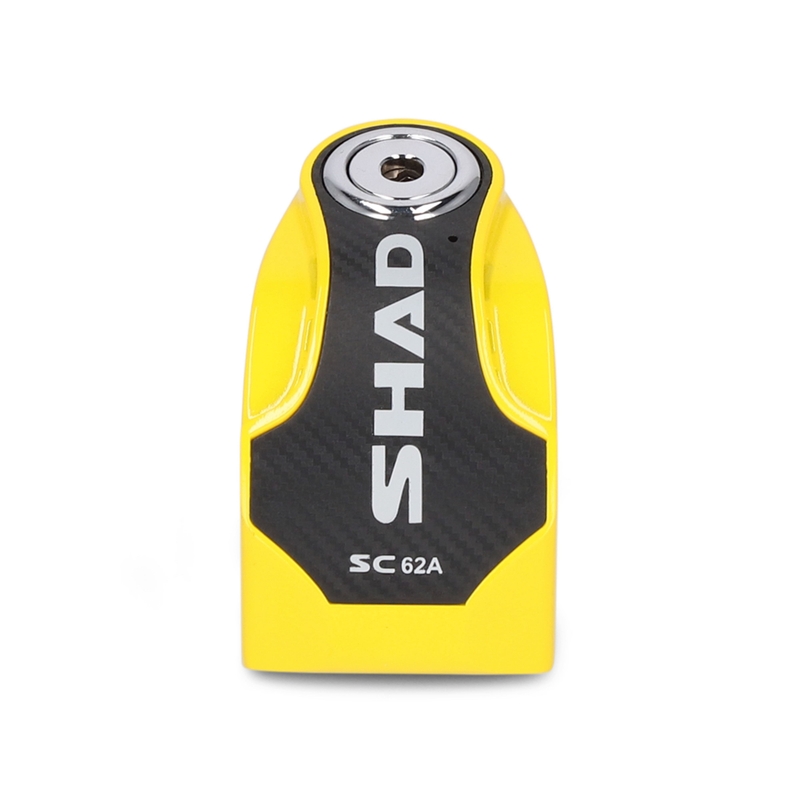 Disc lock with alarm SHAD SC62A gelb pin 10mm