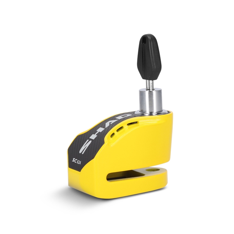 Disc lock with alarm SHAD SC62A gelb pin 10mm