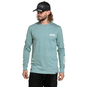 Meatfly Appex Mintblaues Langarm-T-Shirt