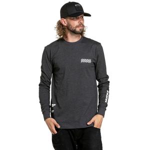 Meatfly Appex Graues Langarm-T-Shirt