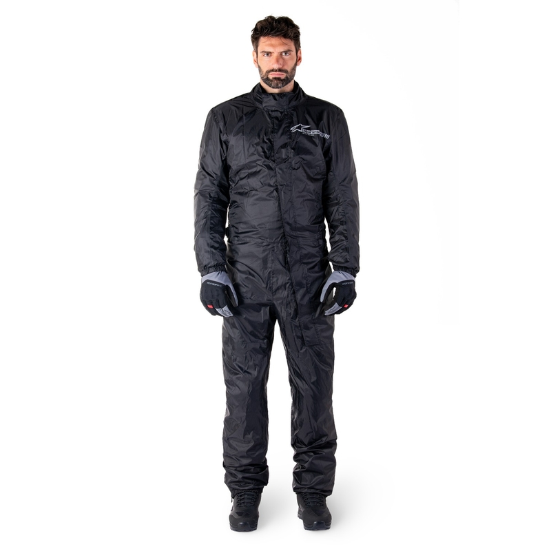 Alpinestars Hurricane Rain 2 wasserdichter Anzug schwarz