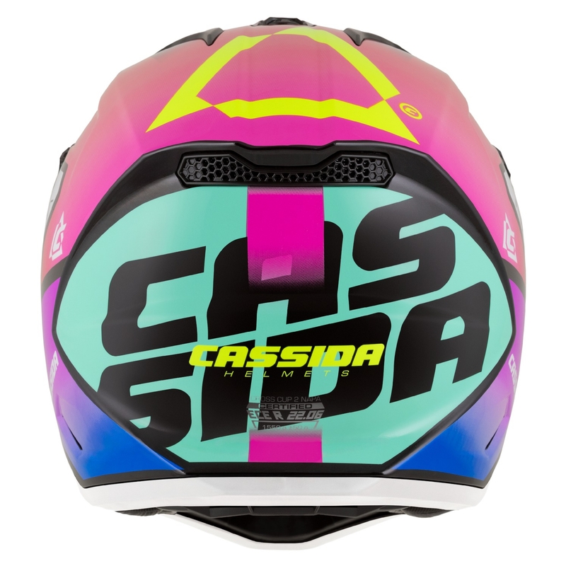 Motocross-Motorradhelm Cassida Cross Cup 2 Napa Pearl Mehrfarben