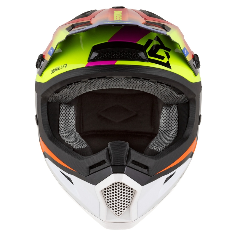 Motocross-Motorradhelm Cassida Cross Cup 2 Napa Pearl Mehrfarben