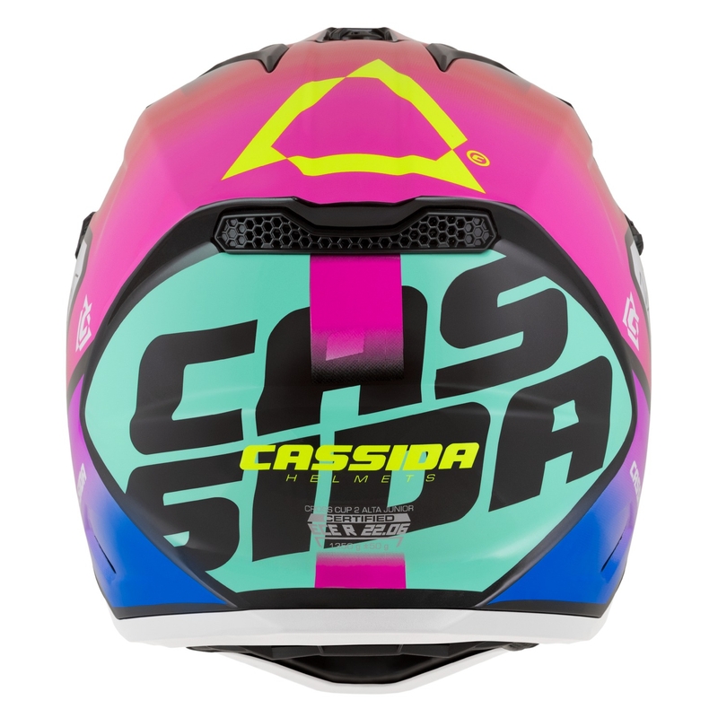 Cassida Cross Cup 2 Napa Pearl Mehrfarbiger Kinder-Motocross-Helm