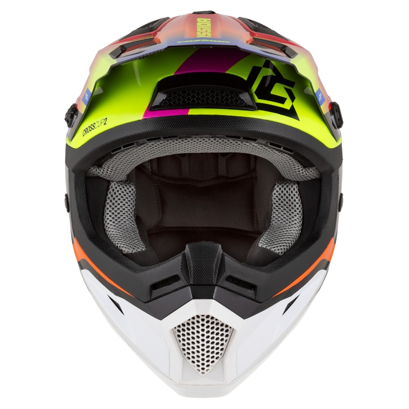 Cassida Cross Cup 2 Napa Pearl Mehrfarbiger Kinder-Motocross-Helm