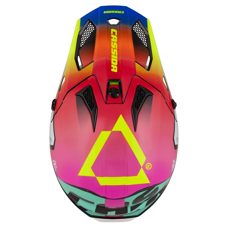 Cassida Cross Cup 2 Napa Pearl Mehrfarbiger Kinder-Motocross-Helm