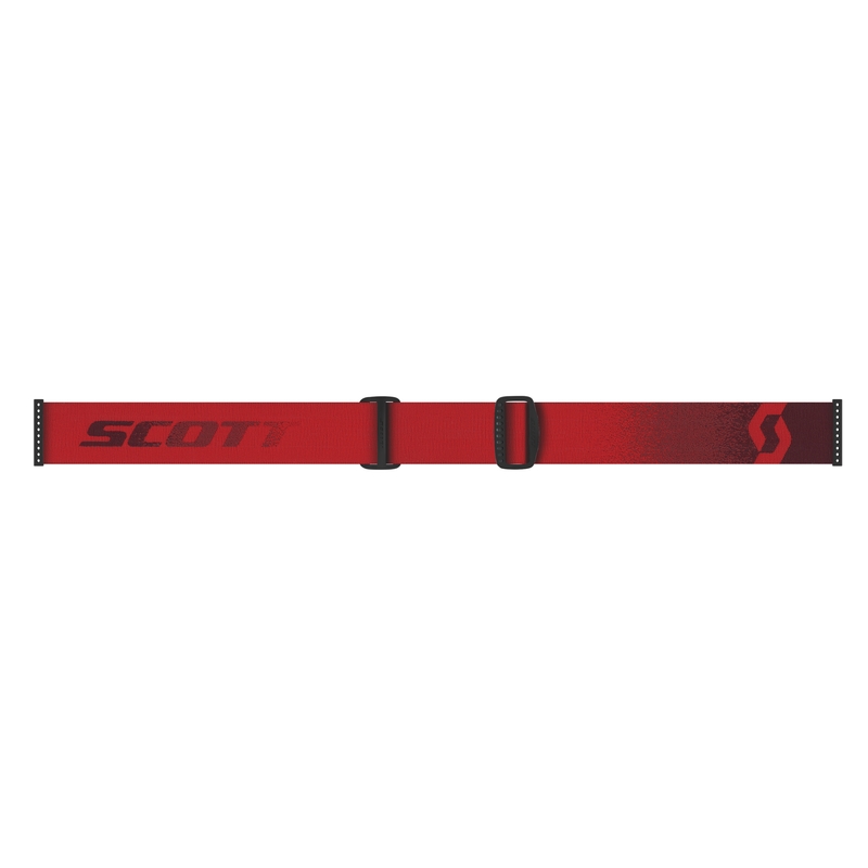 SCOTT Fury CH Motocross-Brille rot mit silbernem Plexiglas