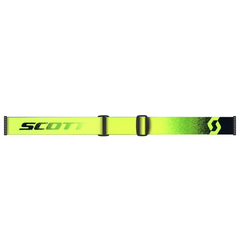 Motocross-Brille SCOTT Fury WFS fluo grün-gelb mit klarem Plexiglas