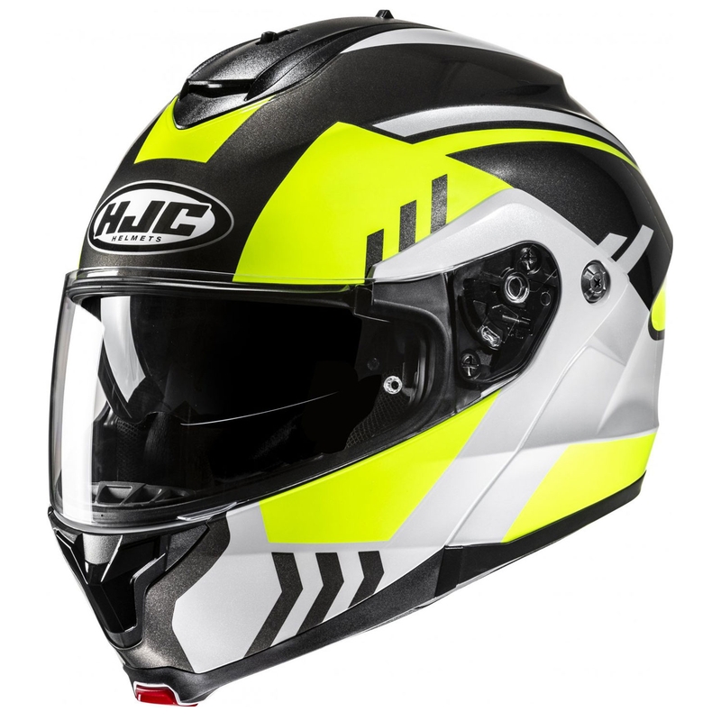 Klapphelm Motorrad HJC C91N Kaon MC3H fluo gelb-schwarz-grau