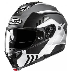 Klapphelm Motorrad HJC C91N Kaon MC5 grau-schwarz-weiß