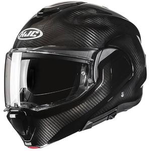 Klappbarer Motorradhelm HJC F100 Carbon schwarz