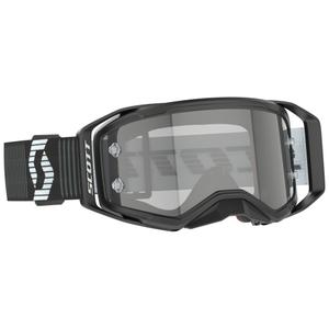 Motocross-Brille SCOTT Prospect 2.0 LS schwarz-weiß mit lichtempfindlichem Plexiglas