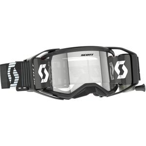 SCOTT Prospect 2.0 Super WFS Motocrossbrille schwarz-weiß mit klarem Plexiglas