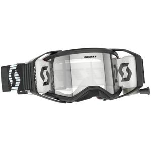 SCOTT Prospect 2.0 WFS Motocrossbrille schwarz-weiß mit klarem Plexiglas