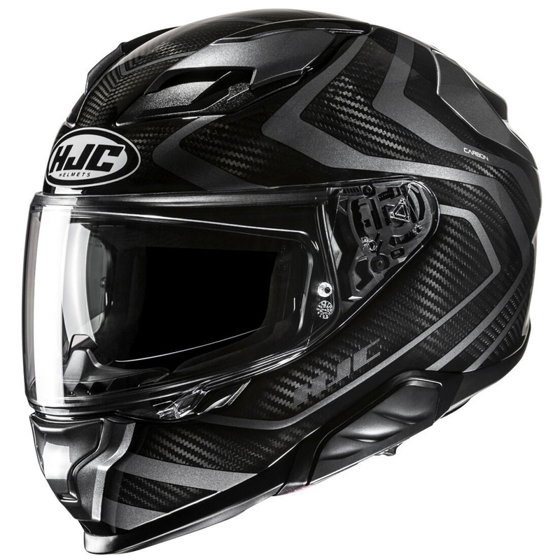 Integralhelm Motorrad HJC F71 Carbon Nevio MC3H schwarz-grau