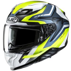 Integralhelm Motorrad HJC F71 Fes MC3HSF weiß-fluo gelb