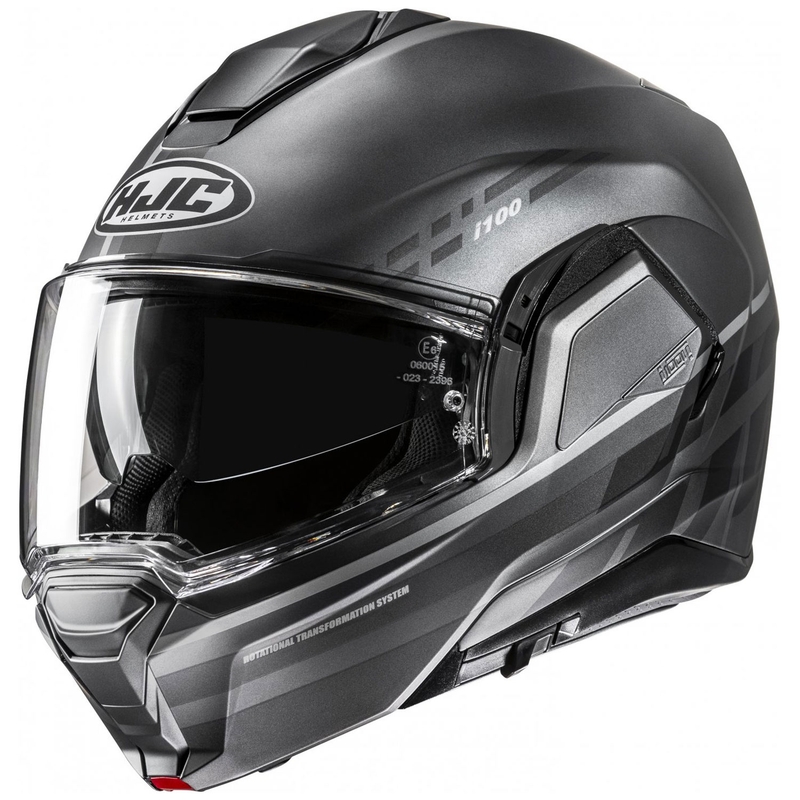 HJC i100 Sysma MC5SF hochklappbarer Motorradhelm Grau