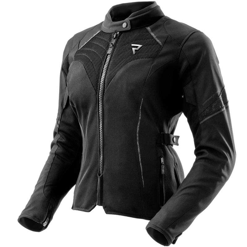 Damen-Motorradjacke Rebelhorn Jax schwarz