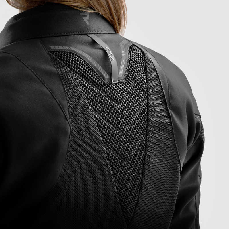 Damen-Motorradjacke Rebelhorn Jax schwarz