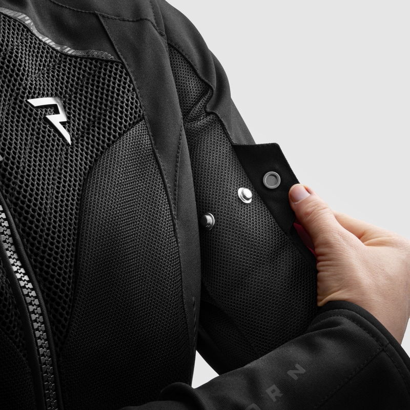 Damen-Motorradjacke Rebelhorn Jax schwarz