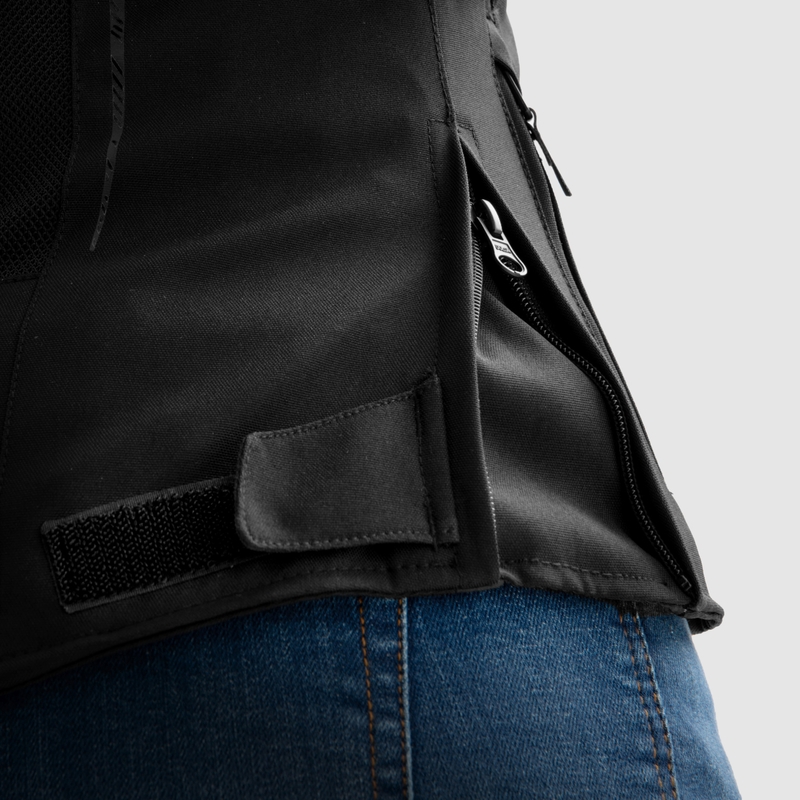 Damen-Motorradjacke Rebelhorn Jax schwarz