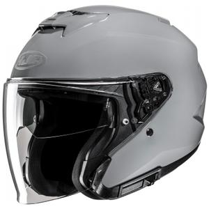 Offener Motorradhelm HJC i31 Solid grau