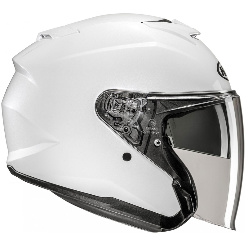 Offener Motorradhelm HJC i31 Solid Perlweiß