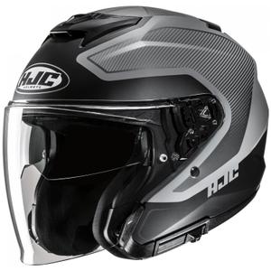 Offener Motorradhelm HJC i31 Tevis MC5SF grau-schwarz