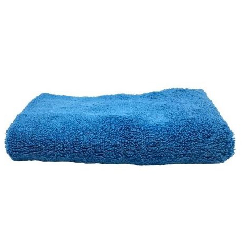Extra weiches Mikrofaserhandtuch Autosol blau