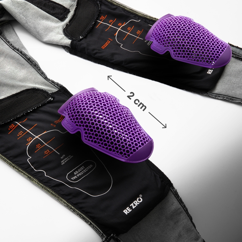 Motorradjeans Rebelhorn Vandal Mono schwarz gewaschen